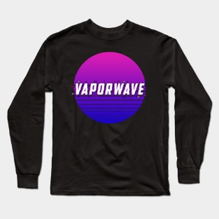 Circle Vaporwave Costume Gift Long Sleeve T-Shirt